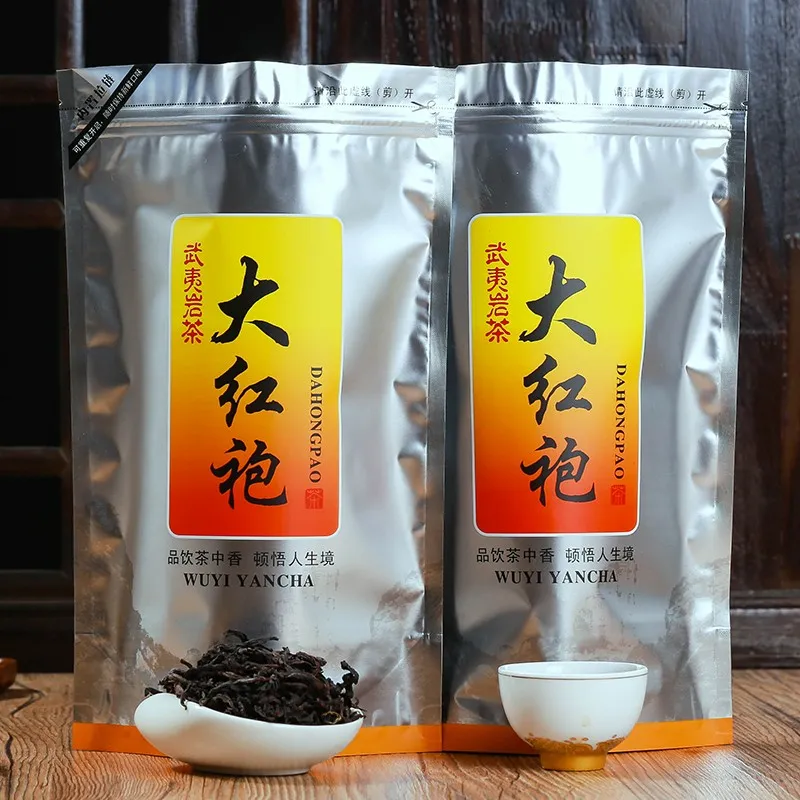 Good Quality High Mountains Organic Dahongpao Black 250g/Bag Tea Oolong Tea Chinese Fresh Green Tea