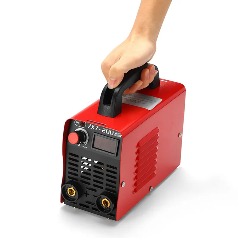 ZX7-200 220V Handheld Mini MMA Electric Welding Tool Digital 20-200A Inverter ARC Welding Machine186e