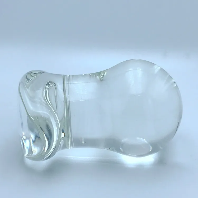 60mm büyük kristal cam anal oyuncak anal toplar Dilatör popo fiş cam yapay penis vajina fiş anüs genişletici cam seks oyuncakları y29760037