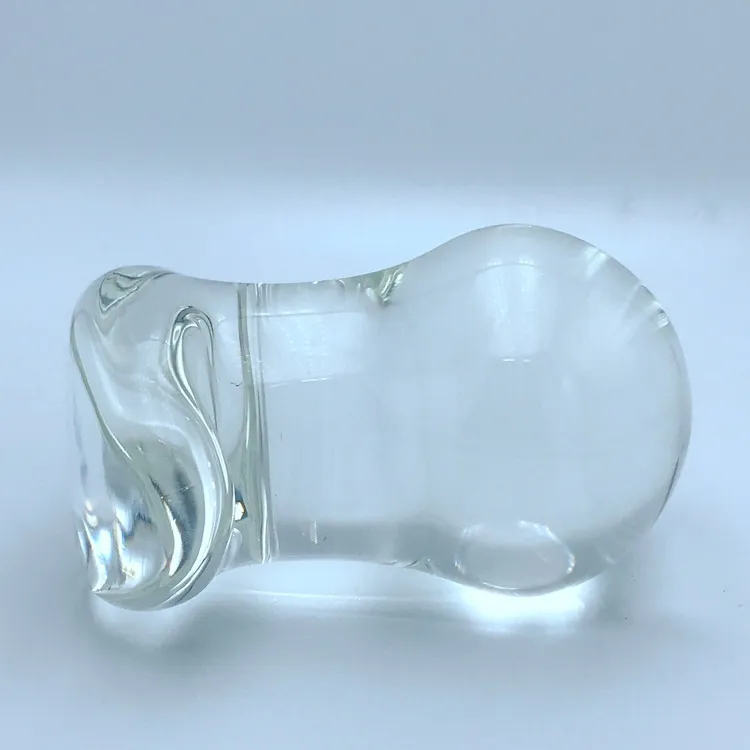 60mm grande cristallo giocattolo anale palle anali dilatatore butt plug vetro dildo spina vaginale ano espansore giocattoli del sesso in vetro coppie Y29760037