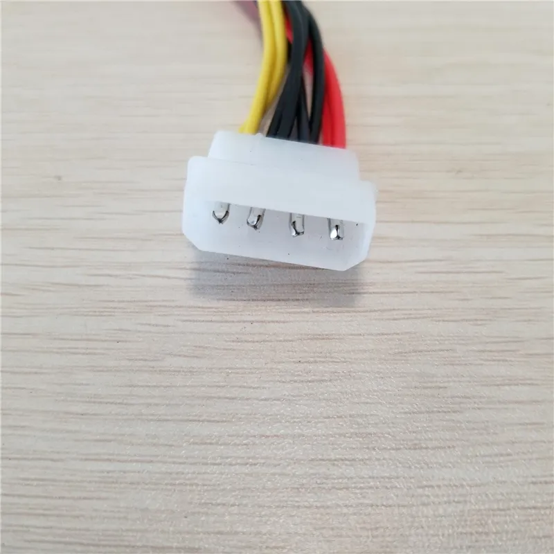 10 Stück – brandneuer 4-Pin-Stromanschluss für 2 x Serial ATA SATA HDD-Stromadapterkabel