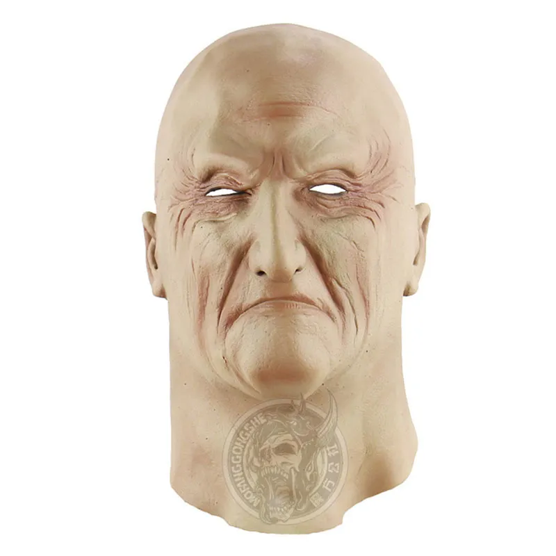 Gangster Boss Funny Latex Maski Osobowość Full Face Mask for Men Creative Horror Halloween Maski do imprez2059664