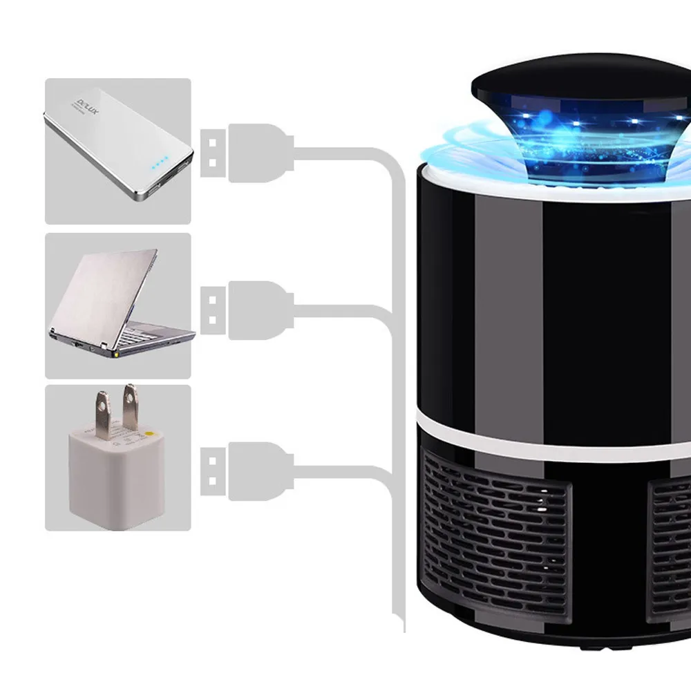 Electric USB Pocatalyst Mosquito Fly Moth Insect Trap Lamp Powered Bug Zapper Moskito Killer C190419015714711