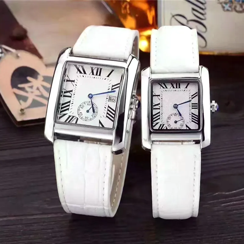 Top selling men and women watches quartz movement leather strap watch good quality lover watch gift for your lover waterproof300l