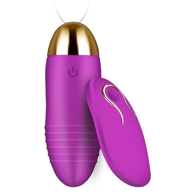 Oeuf de saut vibrant pour femmes, télécommande sans fil Rechargeable par USB, vibrateur à 10 vitesses, étanche, Masburation du point G, Massage par balle S627