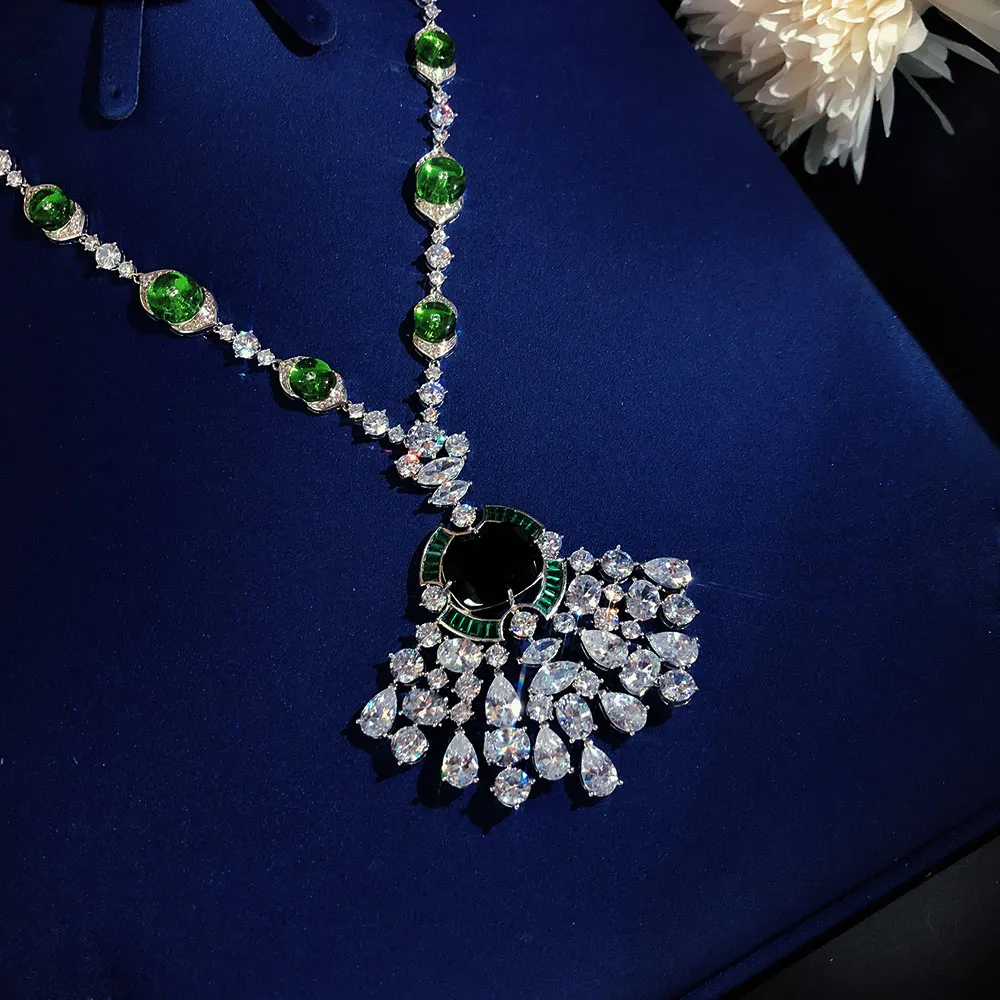 Высококачественное роскошное женское ожерелье с шариками для вечеринок Choi Po cor высшего качества, модное ожерелье в стиле королевы circ253V