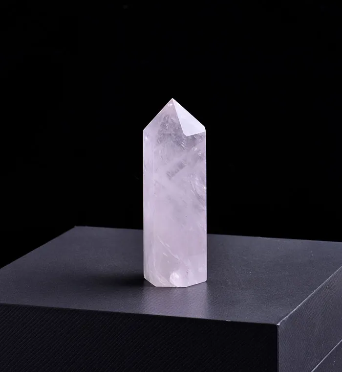 Doğal Gül Kuvars Kristal Noktası Mineral Süs Sihirli Onarım Çubuğu Aile Ev Dekorasyon Çalışması Dekorasyon Diy hediyesi7934623