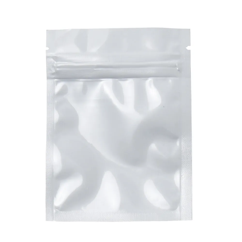 Bolsa de papel de aluminio con cierre de cremallera autosellable, bolsa de paquete con cremallera de lámina de Mylar termosellable con muesca2797