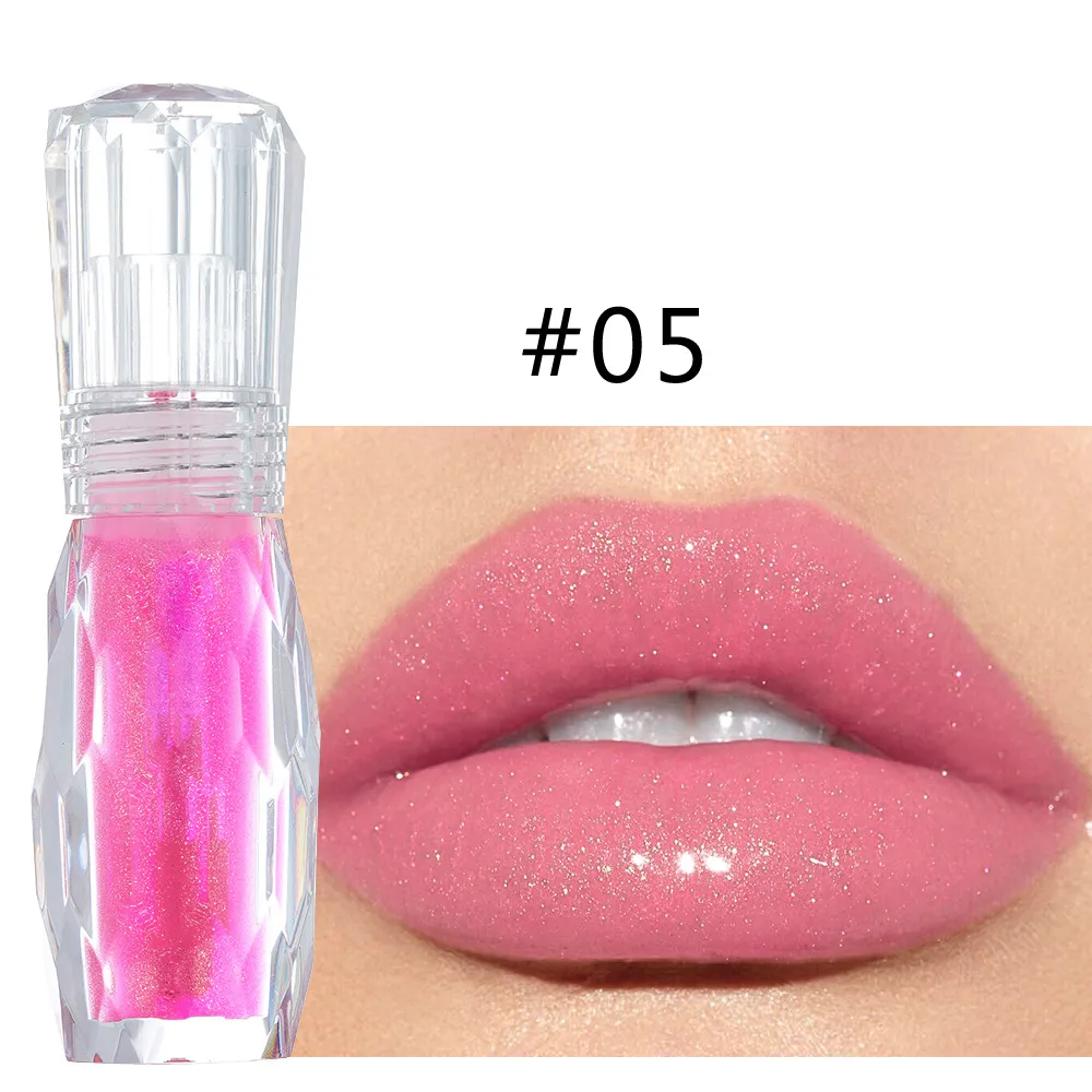 Haidaiyan natürlicher Minze Lippenfahnen 3D Volumen großer Mund Glanzfeuchtigkeitsspeuchtigkeit hydratisierender Kristallgelee Farbe Toot Lippen Makeup3238311