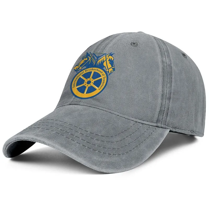 Boné de beisebol jeans unissex da Irmandade Internacional de Teamsters, design personalizado para sua própria equipe, chapéus exclusivos Boilermakers1454865