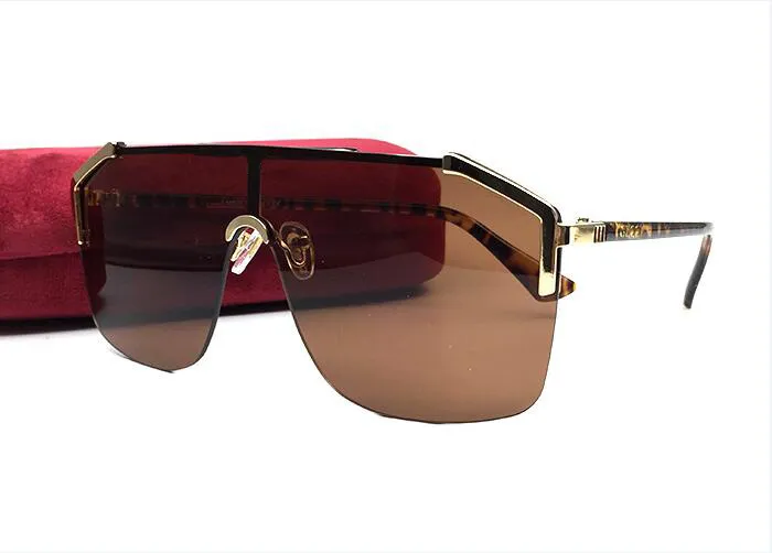 Óculos de sol Luxury 0291 para homens Designer Moda Wrap Meiod Frame Coating Lens de verão estilo vintage Eyewear Oculos229x