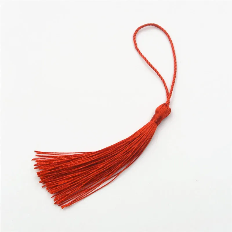 100 st parti 13 cm vertikala kompatibla örhängen Tassel Trim Pendant Smycken gör DIY Bokmärke Tassel Craft Sy Curtain Accessor2614