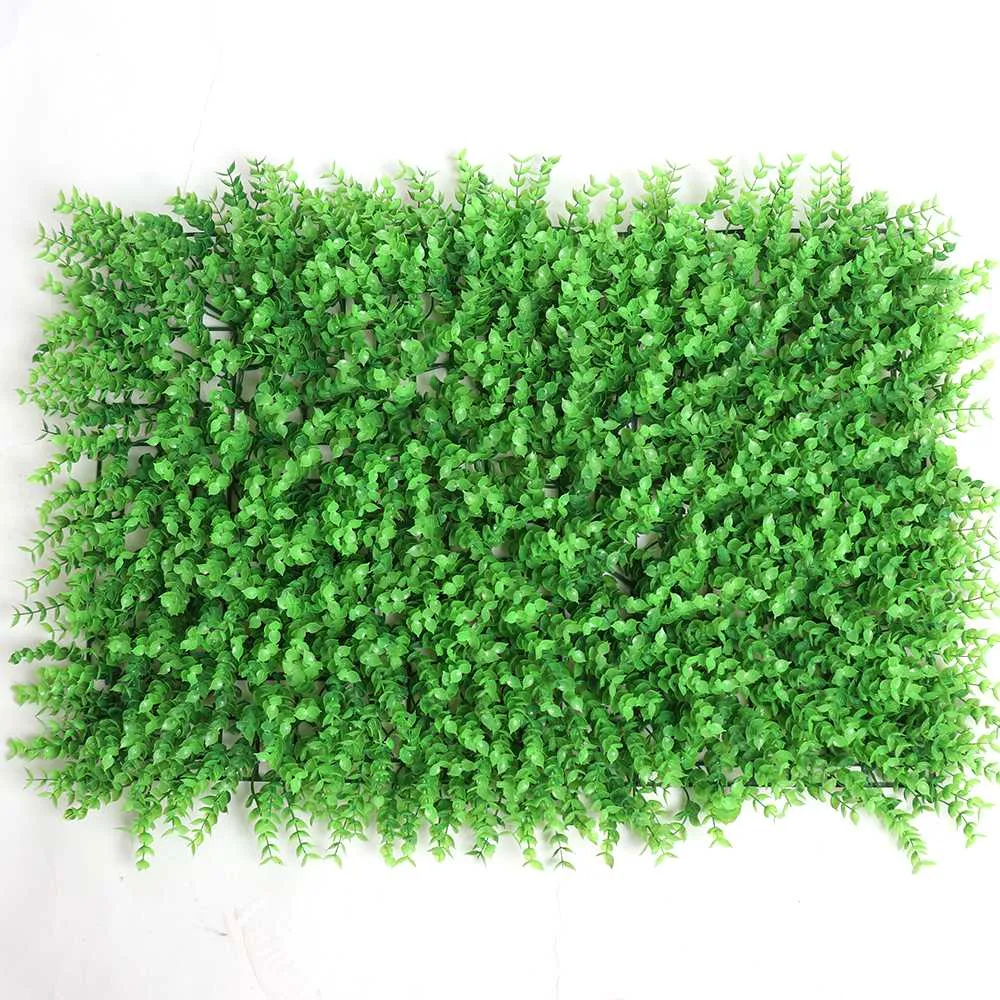 40x60CM Wedding Flower Mat Mat Green Artificial Plant Lawns Dywan krajobrazowy do dekoracji ściany w ogrodzie domowym Fałszywa trawa1236c