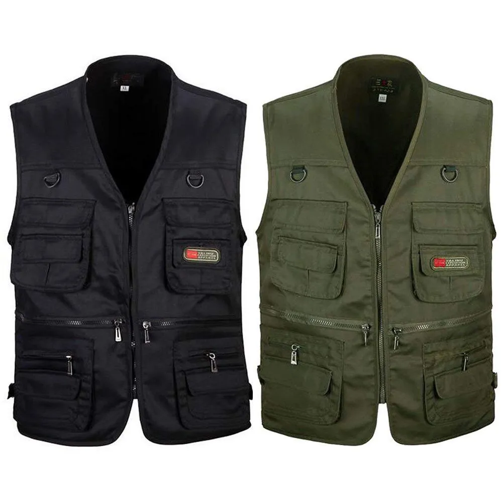 Men's Fishing Vest with Multi-Pocket Zip for Photography / Hunting / Travel Outdoor Sport C18122401