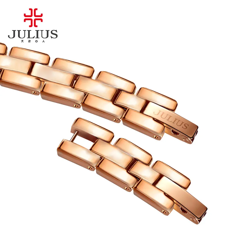 New Julius 2020 Brand Mode japanische Quarz-Movt-Designerin Wachen Frau GOLD LADIES BRAKET KEISE RELOJ MUJER JA-865207D