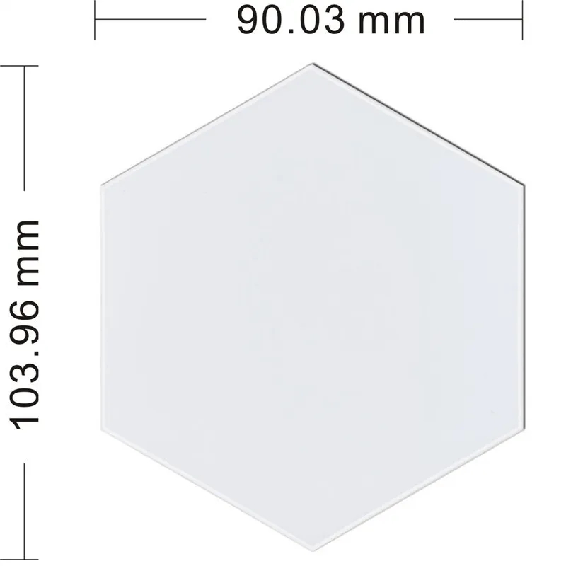 Lampada quantistica 6 pezzi 10 pezzi colorato sensore tattile variabile esagonale modulare lampada da parete notturna USB fai da te telecomando289O