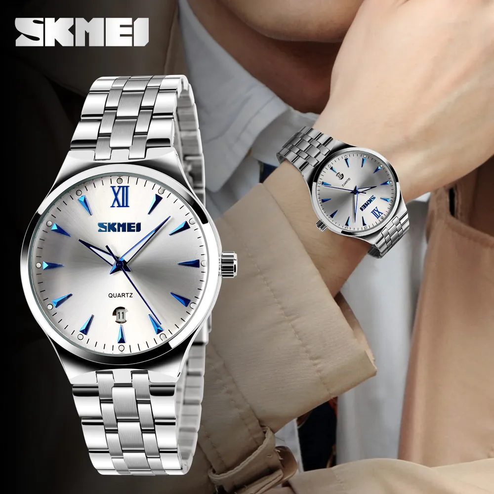 Skmei Mens Watches Top Brand Luxury Calendar Fashion Watch 3Bar Waterproof Quartz Wristwatches Relogio Masculino 9071259q