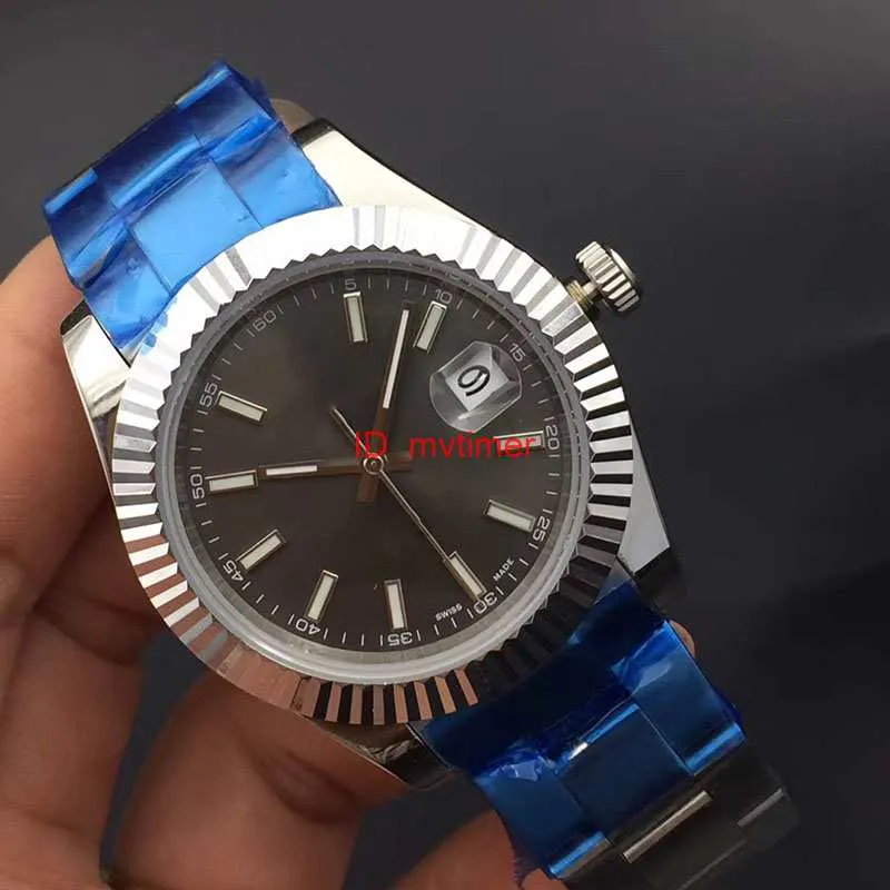 Fashion 41mm Mechanical Automatic Self Winding Mens Diamond Watch Men Watches Reloj Montre Business Wristwatches235F