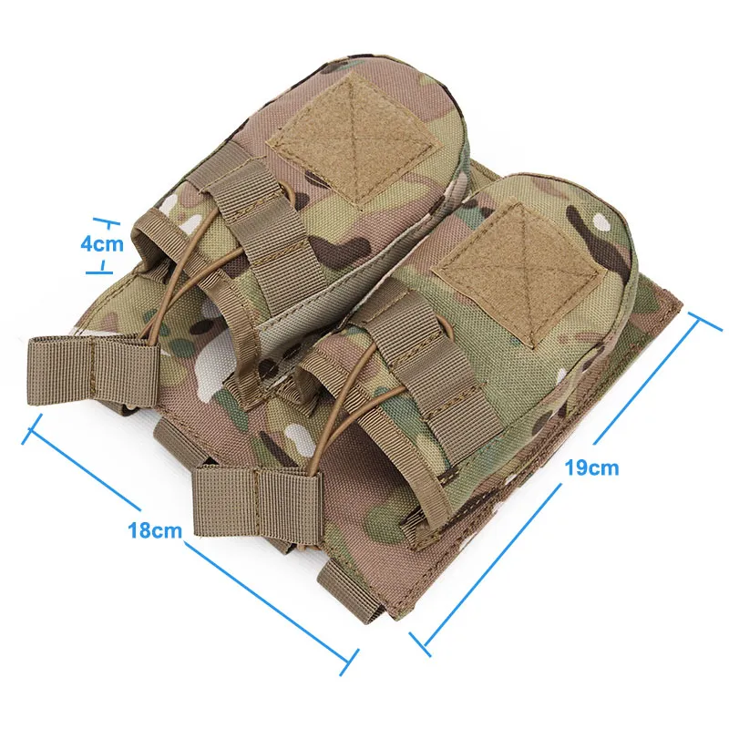 Custodia caricatore tattica MOLLE sport all'aria aperta BORSA Zaino Gilet Accessorio attrezzatura Custodia clip cartuccia con supporto caricatore NO11-547