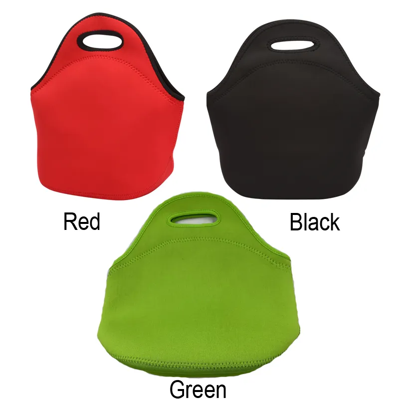 Néoprène Lunch Bag Isolation Portable Boîte À Lunch Sac Cuisine Sacs De Rangement Pour Voyage En Plein Air Pique-Nique Sacs Thermiques 3 Couleurs CY BH2125