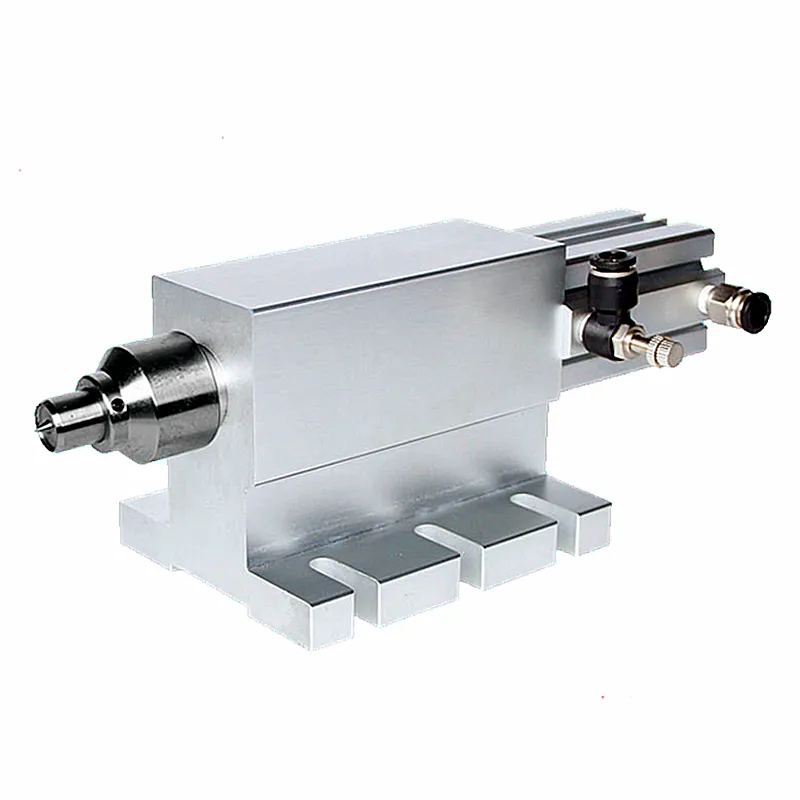 65mm CNC Tailstock Waterproof Pneumatic Manual for Rotation axis Kit 4th Axis A Axis CNC Engraving Carving Milling Machine