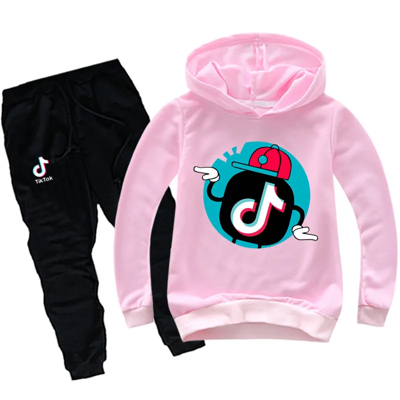 Tik Tok Kids Clothes Set boyssuit Trackuit Teenagers Sport Stuar Stains Teens Hoodies Sweatshirts Pants Hip Hop Clothing3168795754593