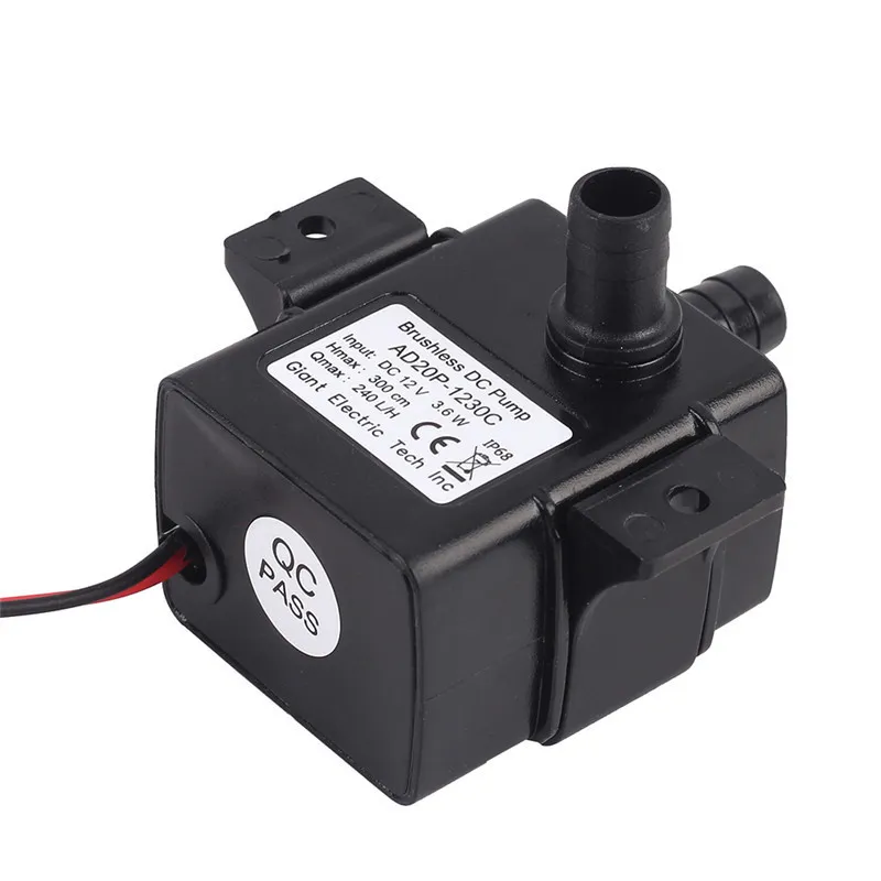 Ultra-quiet Mini Water Pump DC 12V 4.8W 240L H Micro Brushless Water Pump Waterproof Submersible Fountain Aquarium Circulating4