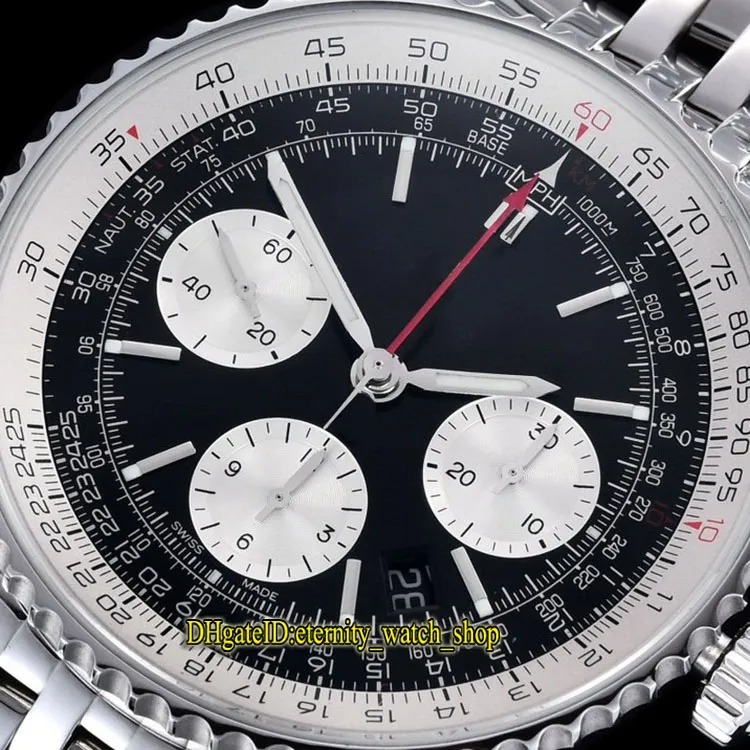 GF Top Edition B01 43MM AB0121211G1A1 ETA A7750 Хронограф Мужские часы с автоматическим белым циферблатом Безель с двусторонним вращением Спортивный секундомер319i