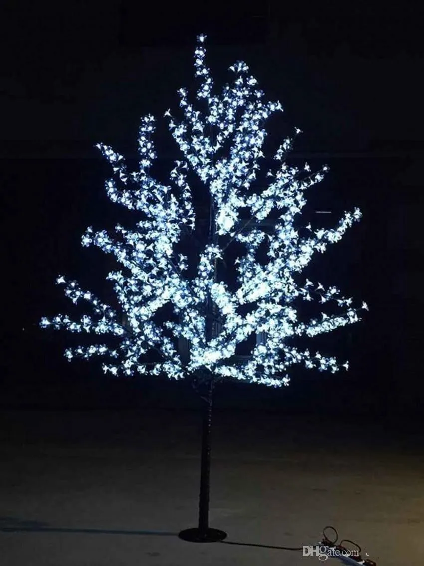 LED Cherry Blossom Tree Light 0 8m 1 2m 1 5m 1 8m Capodanno Matrimonio Luminaria Decorativa Rami di albero Lampada Illuminazione esterna209O