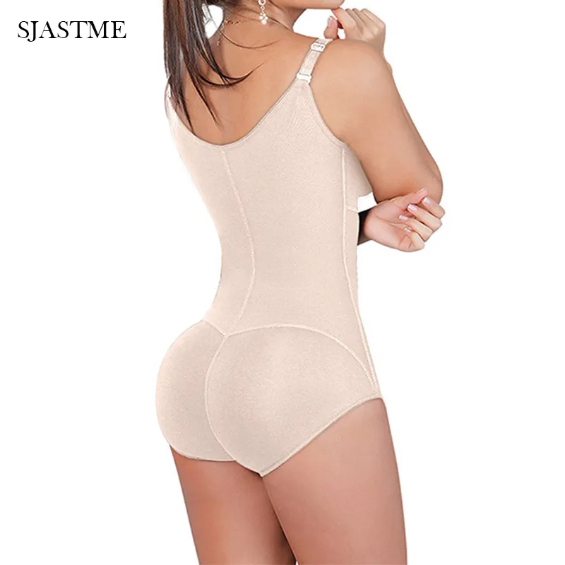 Fajas Y297Z Body amincissant pour femmes, grande taille, contrôle du ventre, culotte modelante complète, Style Clip, fermeture éclair avec soutien-gorge, ceinture de taille, nouvelle collection