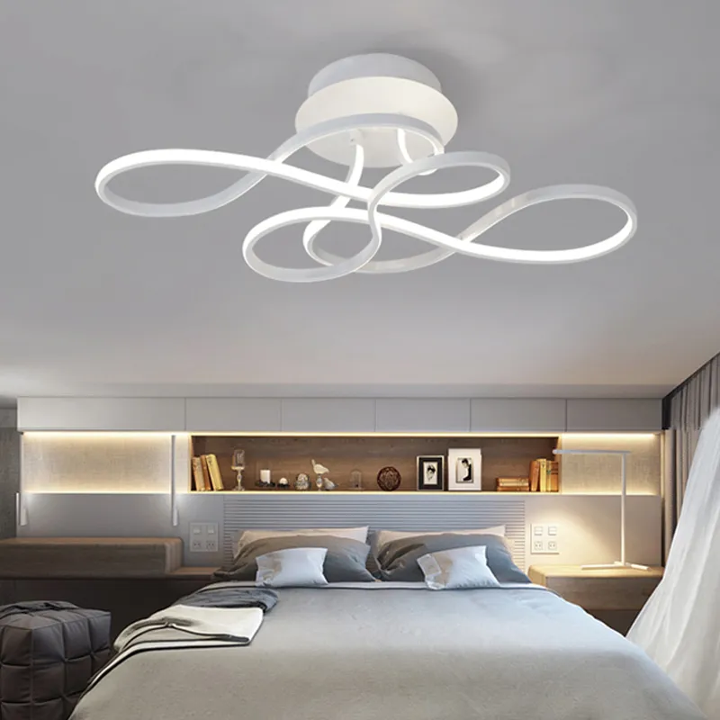 Светодиодный потолочный светильник, современный светильник, потолочный светильник для гостиной, спальни, потолочный светильник с регулируемой яркостью и дистанционным управлением, lampara светодиодный techo353g