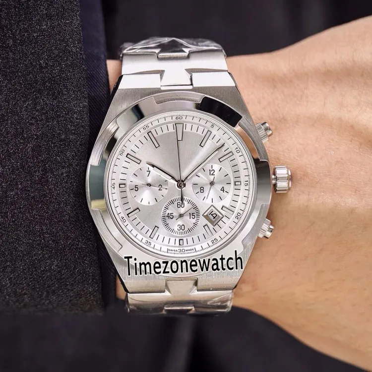 Nowa zagraniczna 5500V 110A-B075 Rose złoto srebrne tarcza A2813 Automatyczna męska zegarek stal nierdzewna Bransoletka zegarków Super TimeZoneWatch224m
