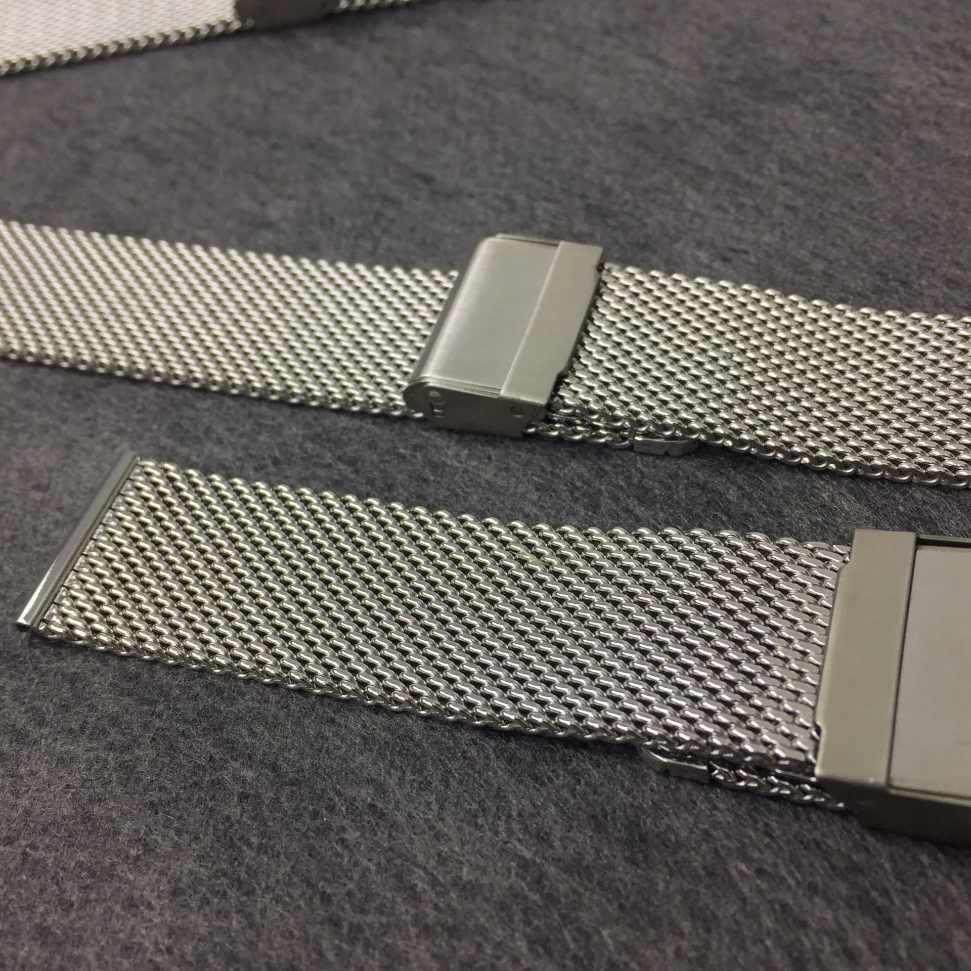 Vervanging DW roestvrij stalen mesh band band hele 08 lijn gesp metalen band horloge accessoires 18 20 22 24mm209y