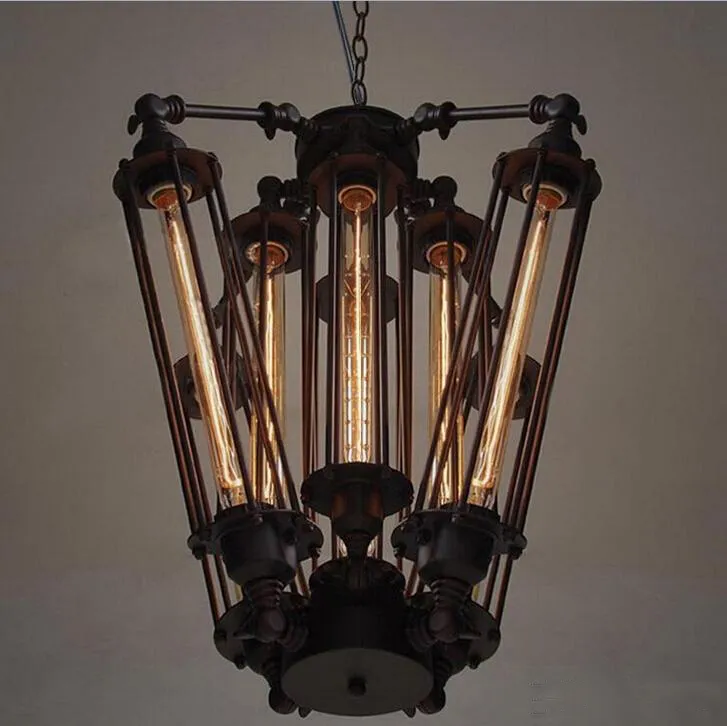 Neue amerikanische Retro Pendelleuchten Industrielampe Loft Vintage Restaurant Bar Alcatraz Island Edison Lampe Hängebeleuchtung2292