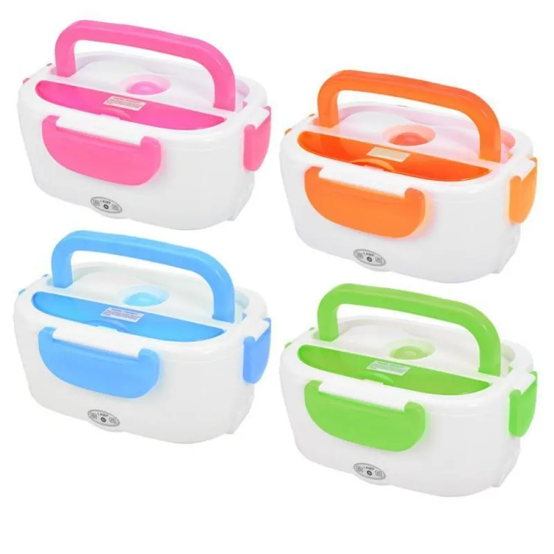 Portable Electric Lunch Box Heated Food Containers Meal Prep Rice Food Warmer Dinnerware Sets For Kid Bento Box TravelOffice C1815597513