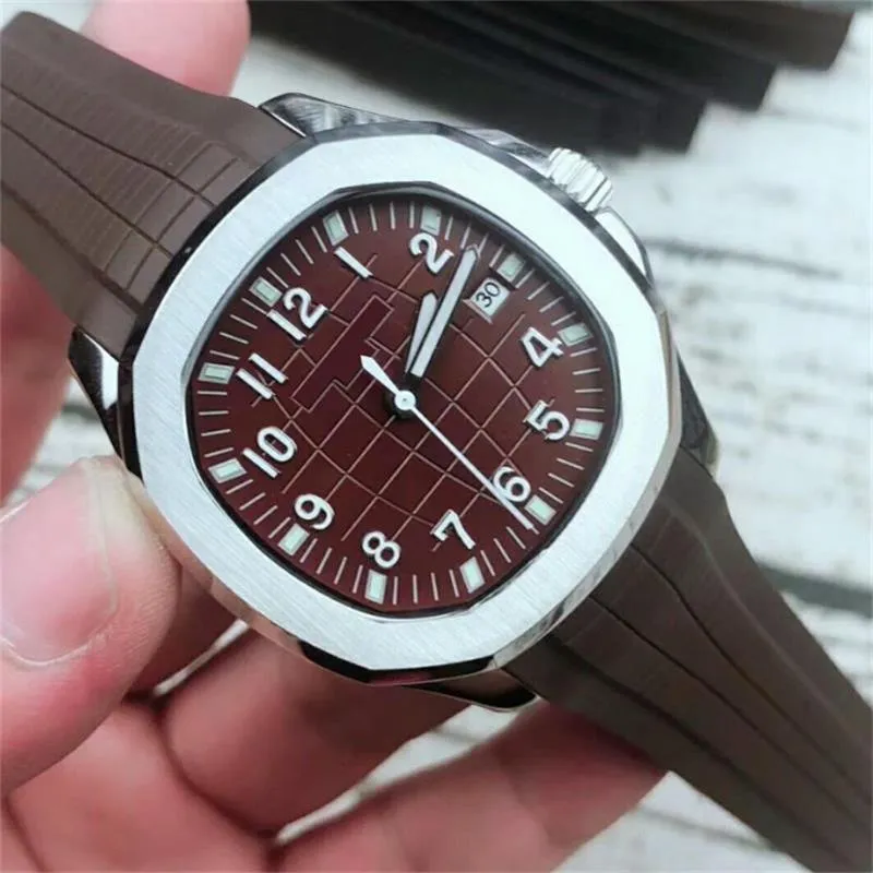 2020 Проверенные часы 5167 Автоматические движения нержавеющие стали Удобные резиновые ремешки Оригинальный застежка мужские часы Designer Watches227b