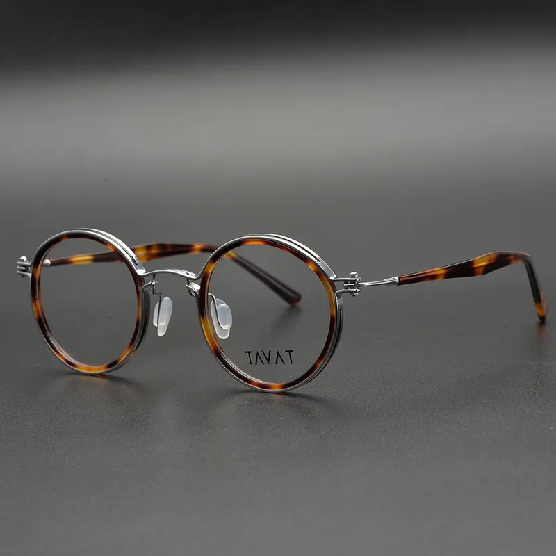 2020 New Round Antique Designer Glasses Personality Couple 모델 안경 프레임 남성 근시 처방 안경 프레임 232U