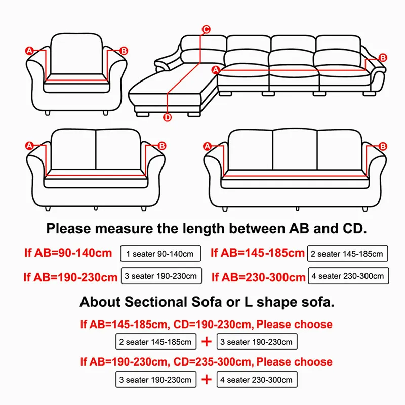 Hochwertiger Samt -Stretchsofa Deckung für Wohnzimmer Couch Slipcover Möbel Beschützer Hülle Sofa Abdeckung elastischer 1 2 3 4 Seetter155d