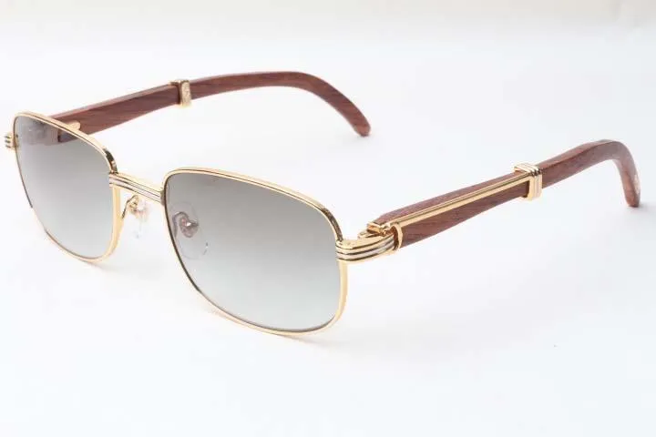 Factory Outlet New Style Square Wooden Sunglasses 7381148 Natural