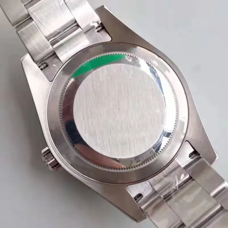 Sapphire Wysokiej jakości moda męska zegarek Świecający palcem datę mechaniczne automatyczne zegarki Bransoletka ze stali nierdzewnej Business291l