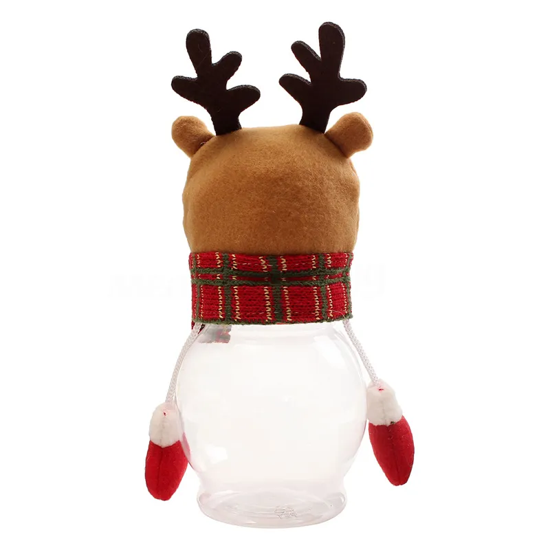 Christmas Decorations DIY 2021 Candy Bottle Box Storage Jar Holder Container Xmas Kids Gift Decor1295G