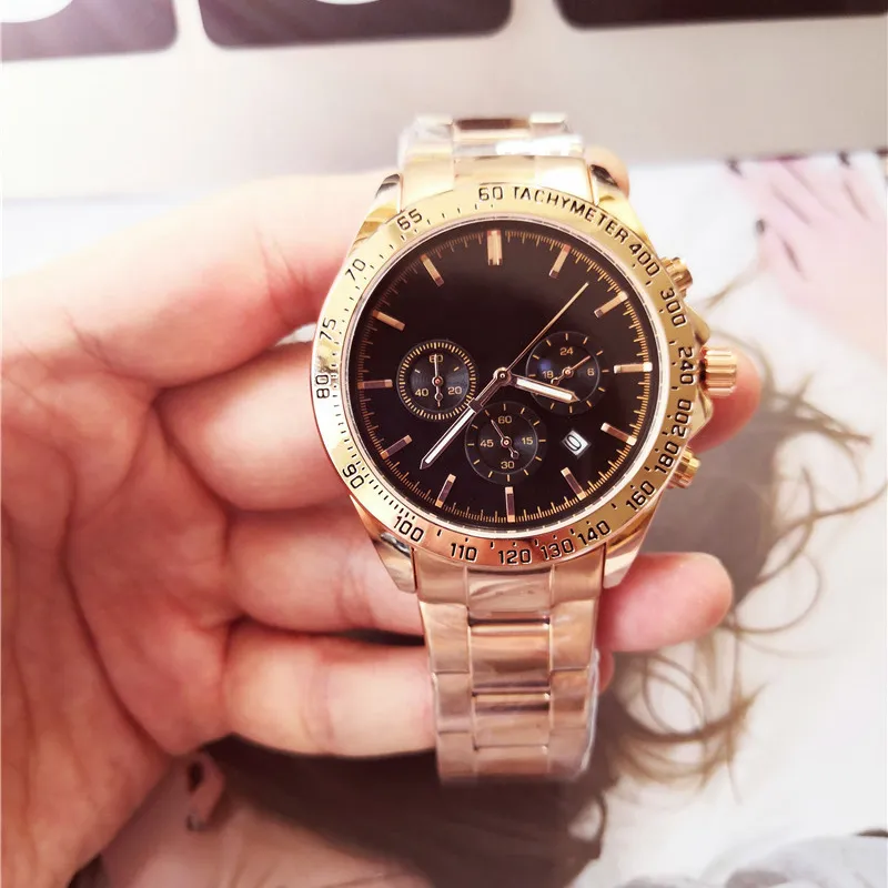 Самые продаваемые брендовые мужские часы Boss Watch, высококачественный хронограф из нержавеющей стали, кварцевый механизм, все циферблаты, дизайнер Waterpro218u