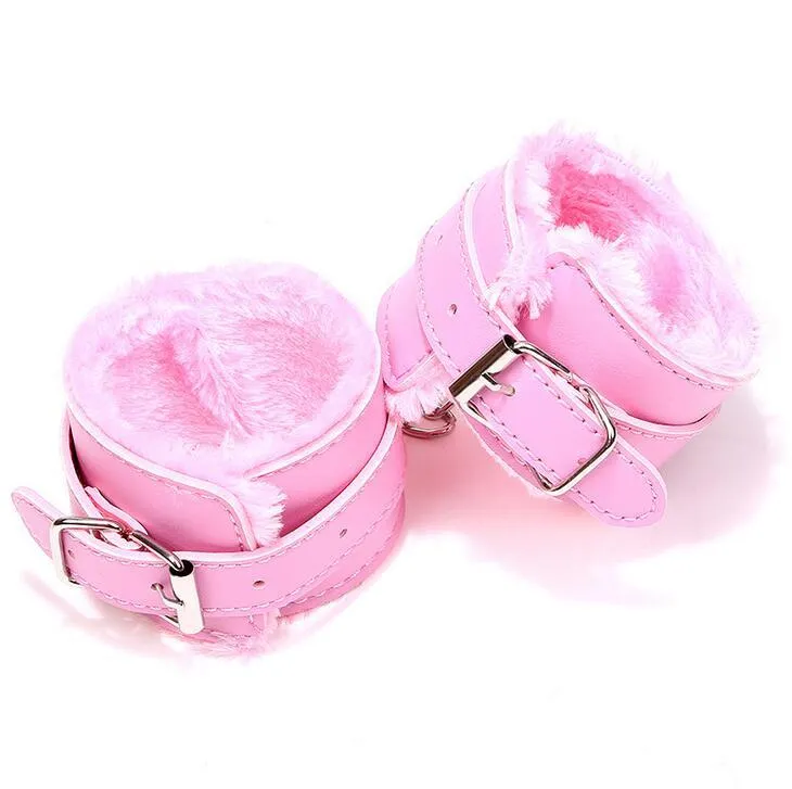 PU Leather Bdsm Bondage Set Restraints Sex for Couples Woman Slave Sexy Erotic Hand Whip Plug Mask Nipples Clamps C18112201