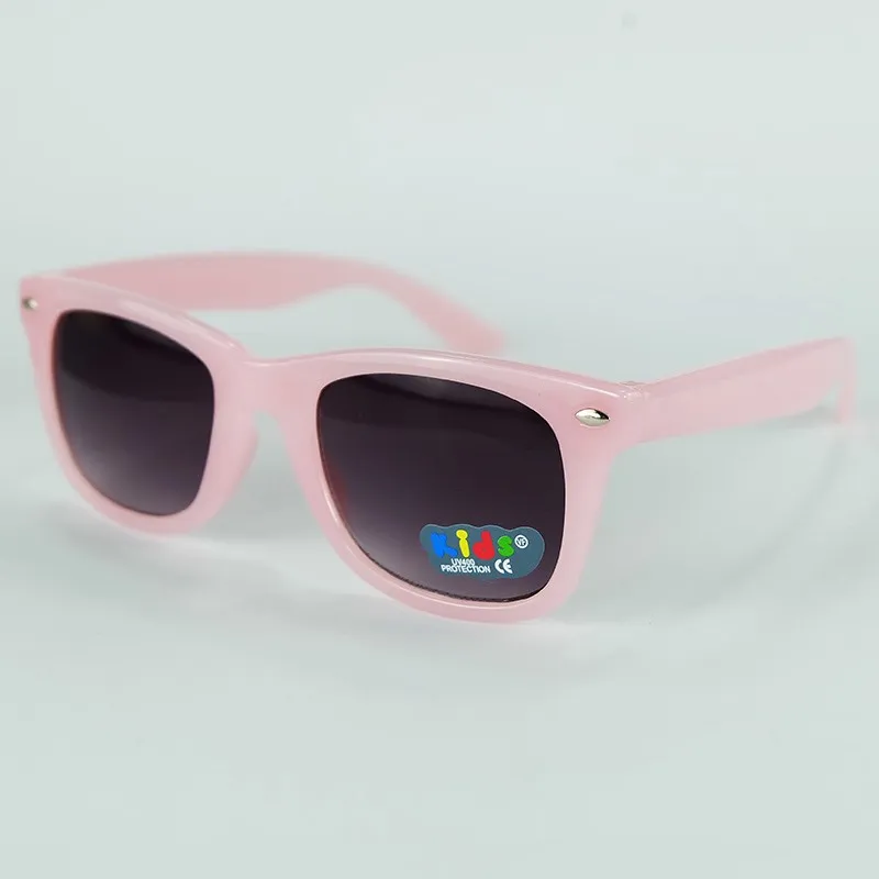 Barn solglasögon 10 godisfärger barn solglasögon baby retro mode skugga klassisk resenare ram Eyewear UV400275V