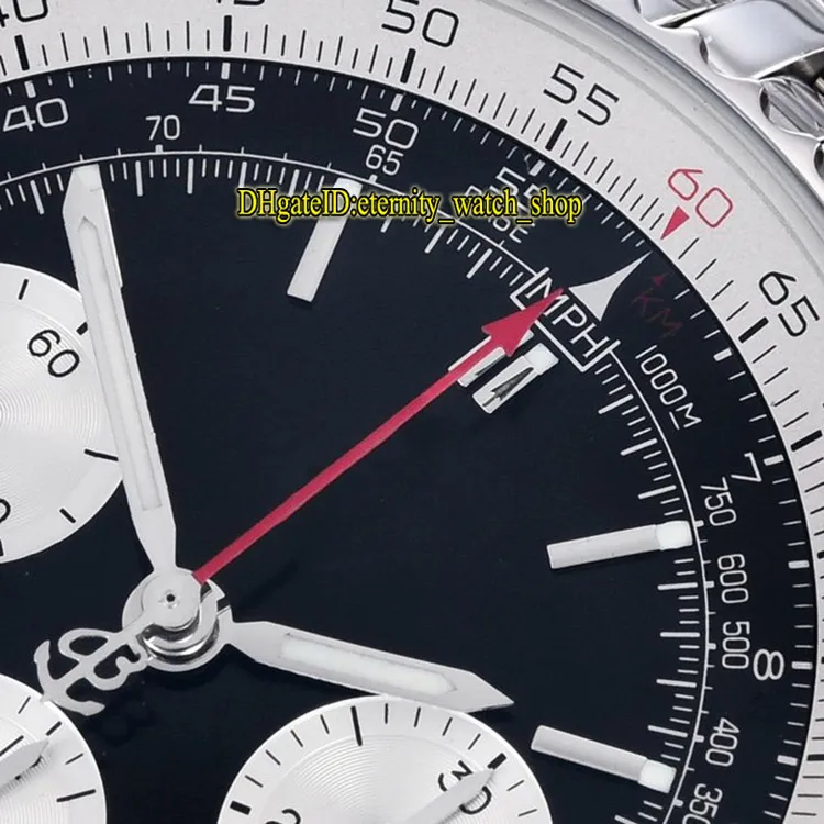 GF Top Edition B01 43MM AB0121211G1A1 ETA A7750 Хронограф Мужские часы с автоматическим белым циферблатом Безель с двусторонним вращением Спортивный секундомер319i