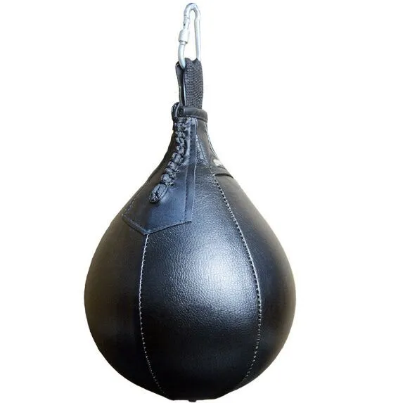 2019PU Boxeo Entrenamiento Saco de boxeo Fitness Muay Thai Doble extremo Boxeo Bola de velocidad Pera Equipo de boxeo inflable Culturismo T200416