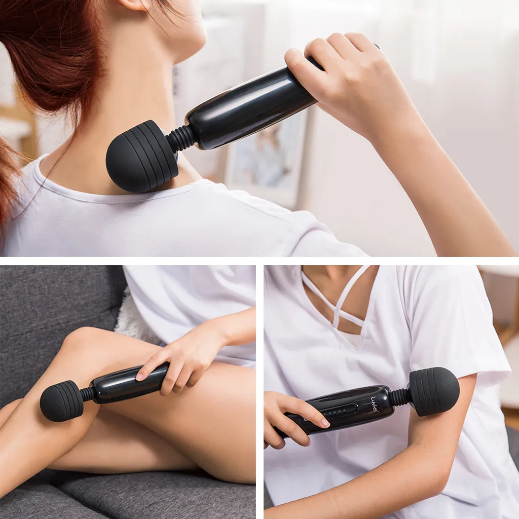 Luvkis большой Av Magic Wand Massager MR20 Vibrator Sex Toy для женщин мощный 20 -й режим Vibrat для взрослых для женщин USB -заряд T3006795