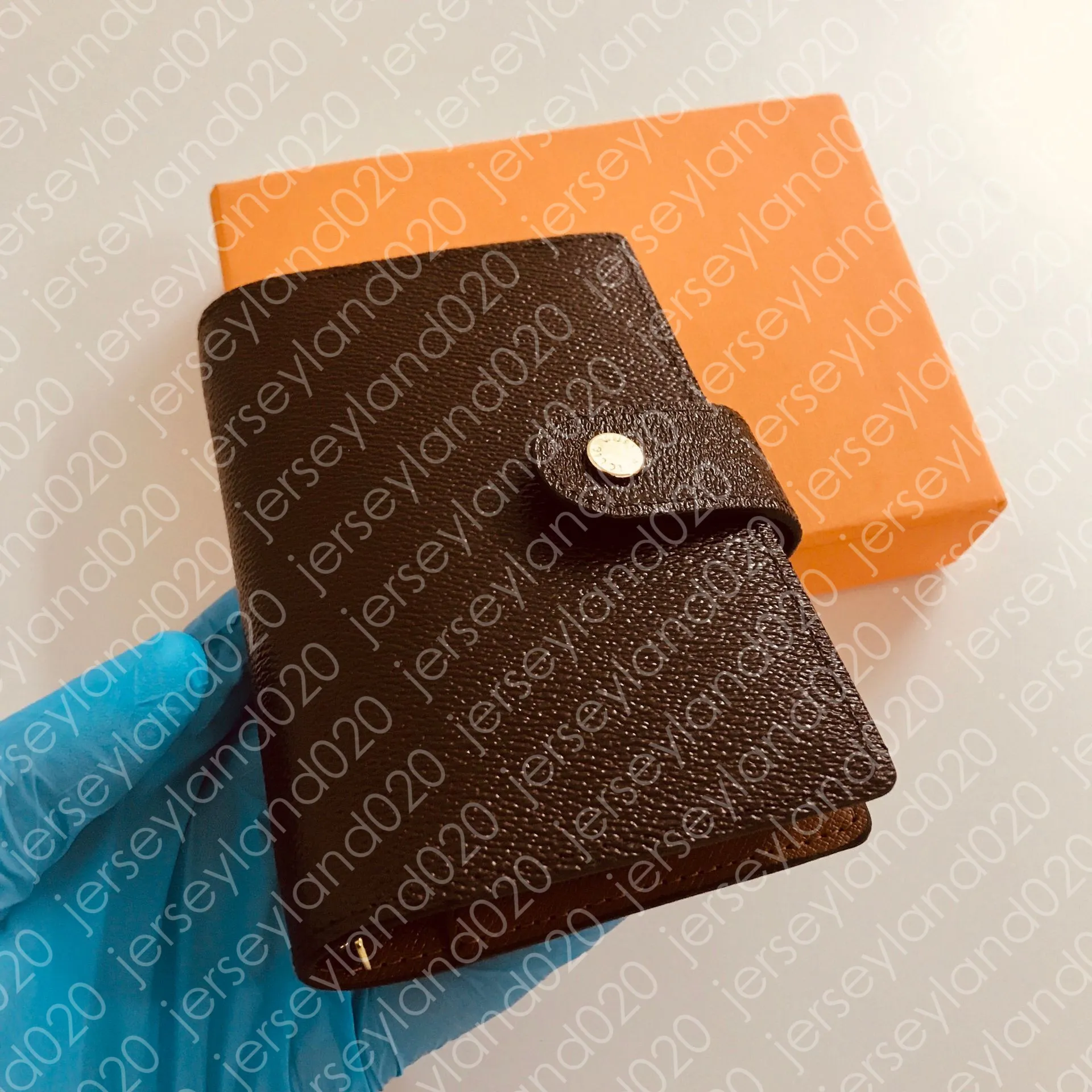 R20106 Duży średniego agenda małego pierścienia portfela projektant damska mody notatnik Uchwyt karty kredytowej Case264a