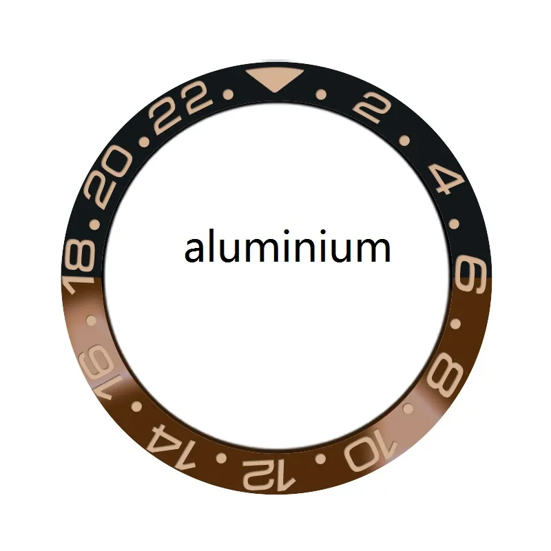 Kit riparazione orologio alluminio LUNETTA IN CERAMICA GMT BATMAN 116710 116713 116718 PARTI ACCESSORIO ROTTO FISSO OROLOGIO OROLOGIO DA POLSO UOMO2305