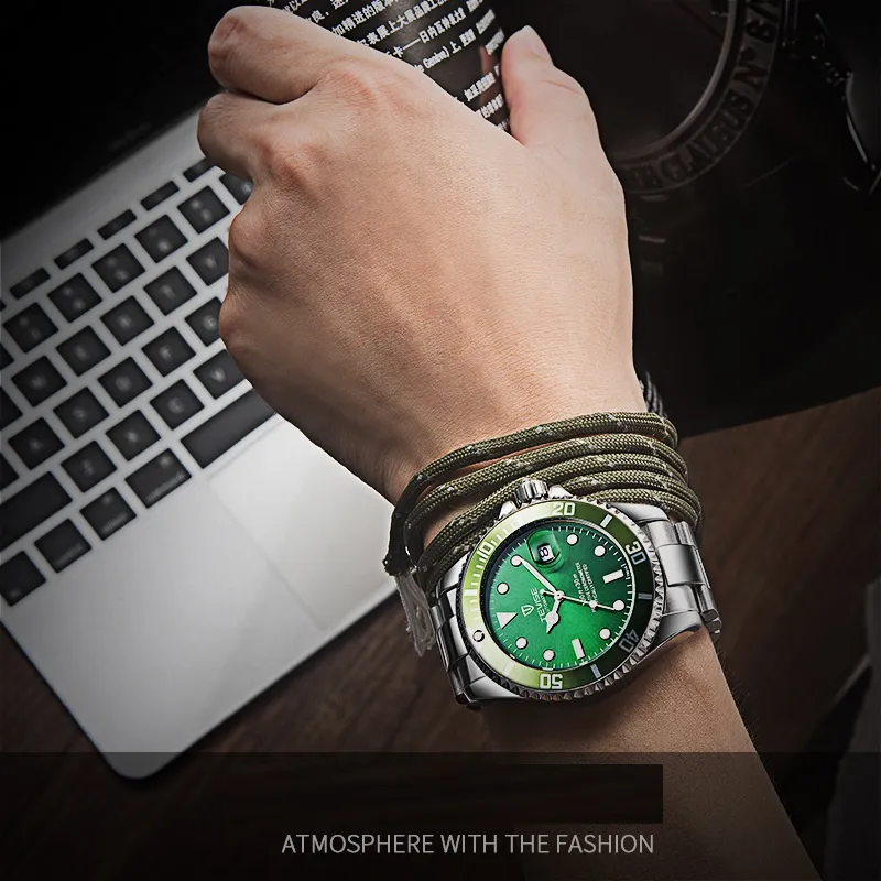 TEVISE mode hommes montre à Quartz calendrier étanche montres d'affaires en acier inoxydable hommes montres relojo mascuino top watch210u